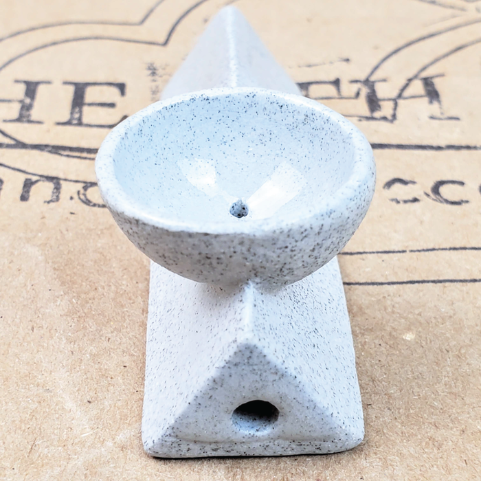LIGHT BLUE CERAMIC PIPES BY HIGH NOON ON THE 9TH CLOUD CANNABIS ACCESSORIES SHOP LOGO BACKGROUND