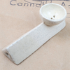 BEIGE CERAMIC PIPES BY HIGH NOON ON THE 9TH CLOUD CANNABIS ACCESSORIES SHOP LOGO BACKGROUND